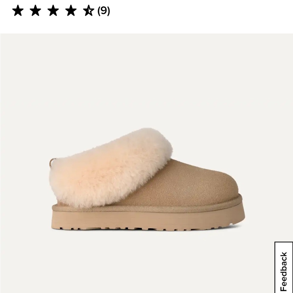 UGG Women's Tan Shearling Slippers